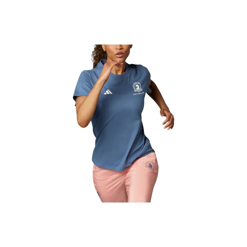Adidas Free Shipping With AdiClub Boston Marathon® 2024 Map Graphic Tee-1