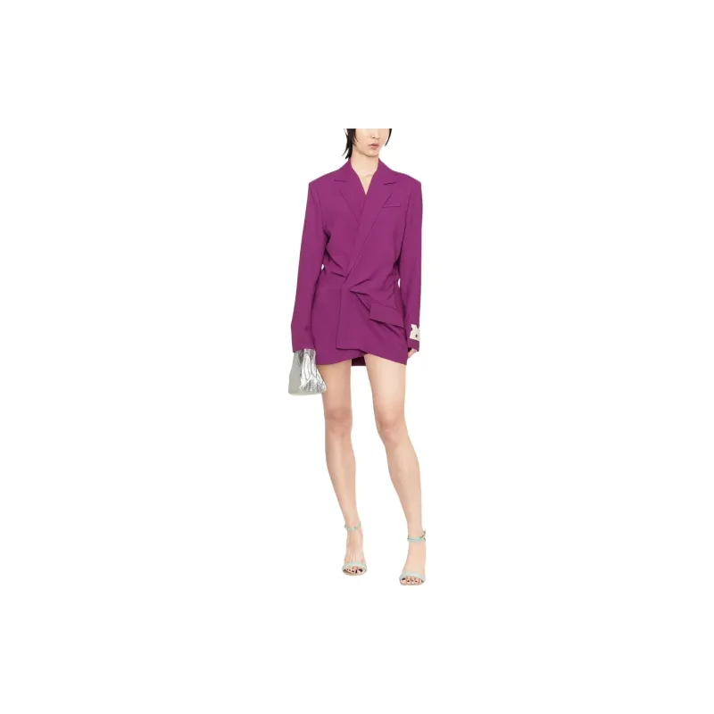 OFF-WHITE Twist Detailed Blazer Dress-1