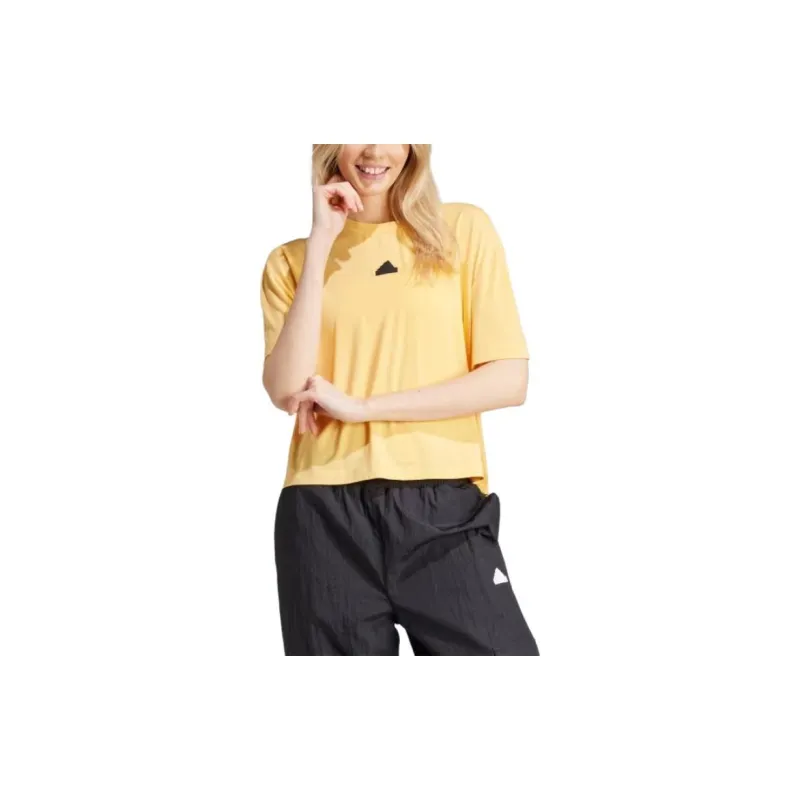 Adidas Free Shipping With AdiClub City Escape Loose Crop Tee-1