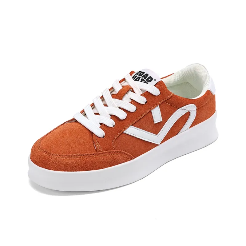 Road Mate Low Top Skateboard Shoes Women's Orange Red-1