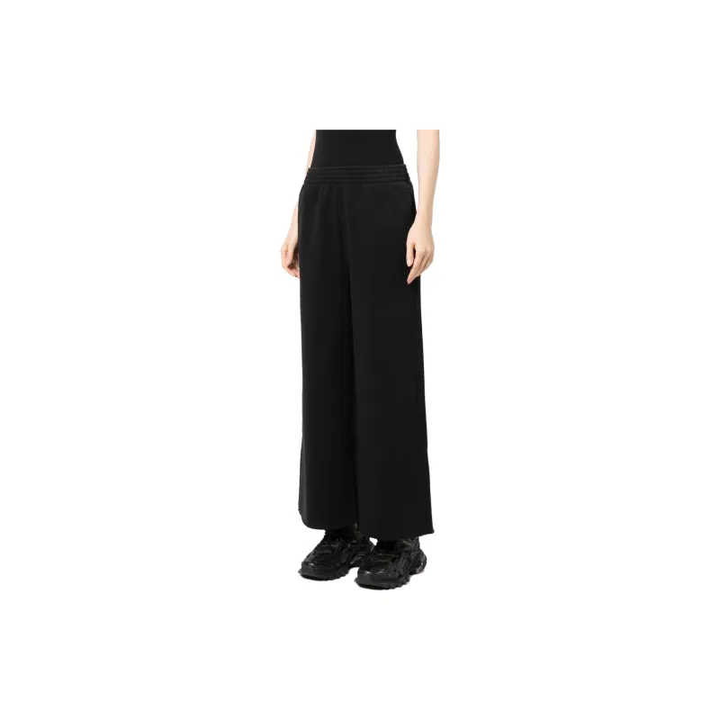 MM6 Maison Margiela Knitted Sports Pants Women's Black-3