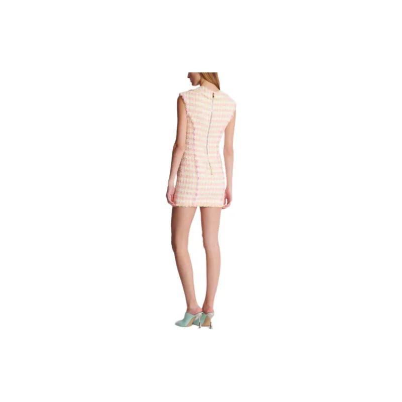 BALMAIN Miami Tweed Mini Dress-2