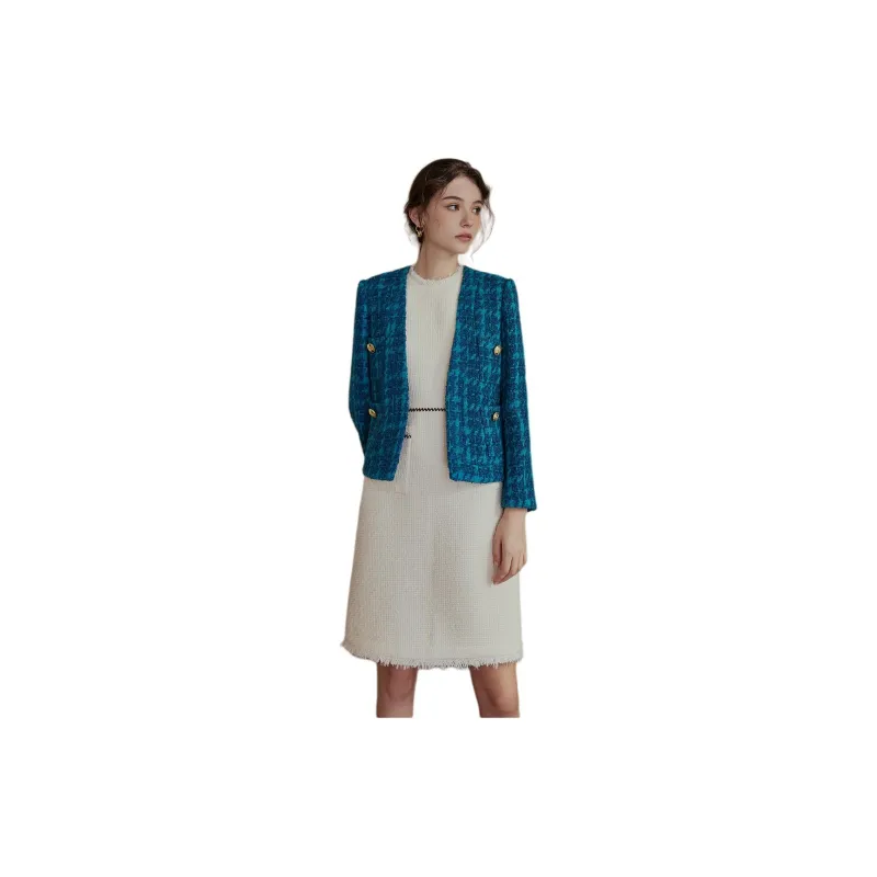 ROEYSHOUSE Business Suit Women's Peacock Blue-3