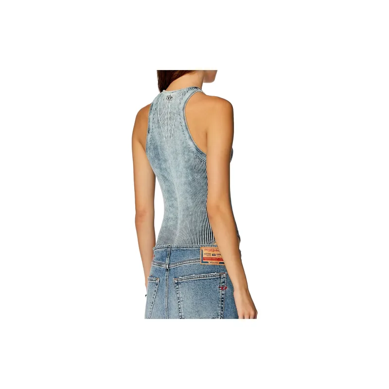 DIESEL M Tansy Sleeveless Denim Bodysuit-3