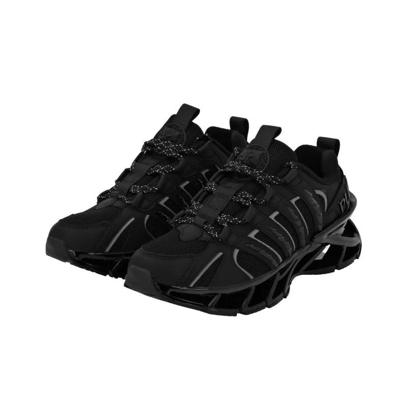 PLEIN SPORT Low Top Casual Shoes Unisex Black-4