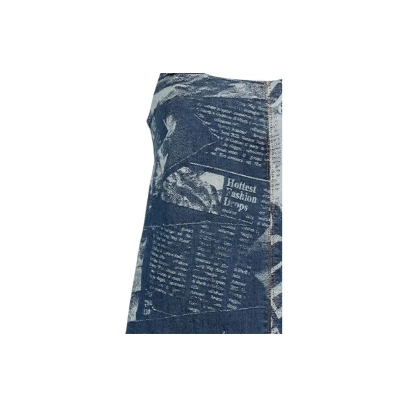 VERSACE JEANS COUTURE Magazine Denim Minidress-4