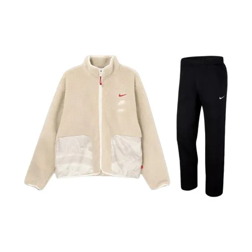 Nike Casual Sportswear Men Set Set Of X Beach White Top+Black Pants