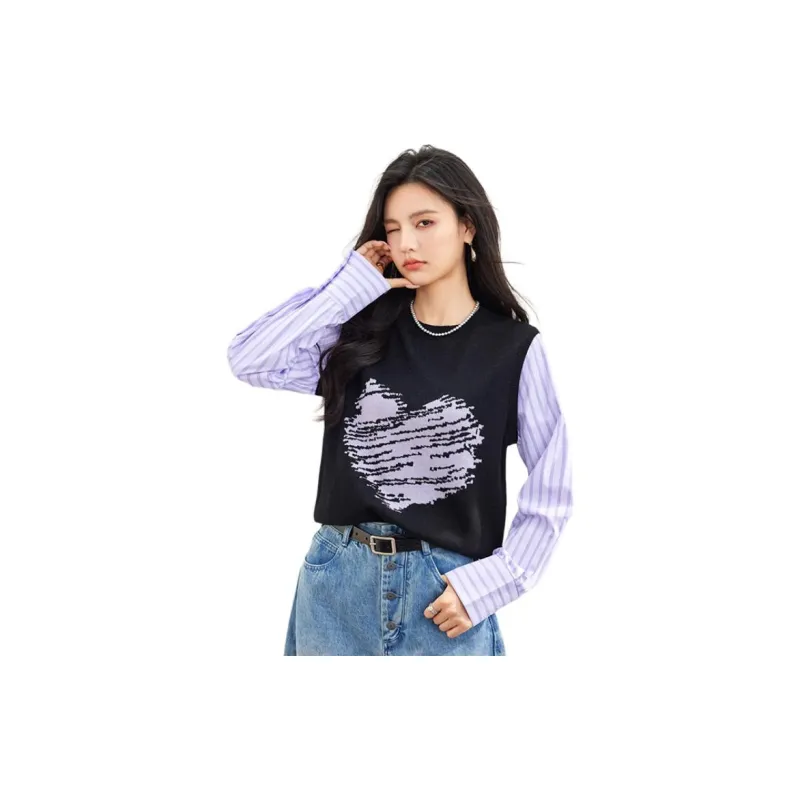 La Chapelle Knitwear Women's Purple-4