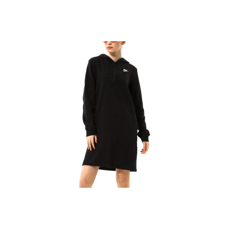 Nike Long Sleeved Dresses Women's Black-3