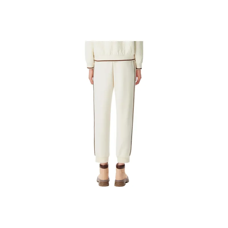 XII BASKET Casual Pants Women's Ecru-1