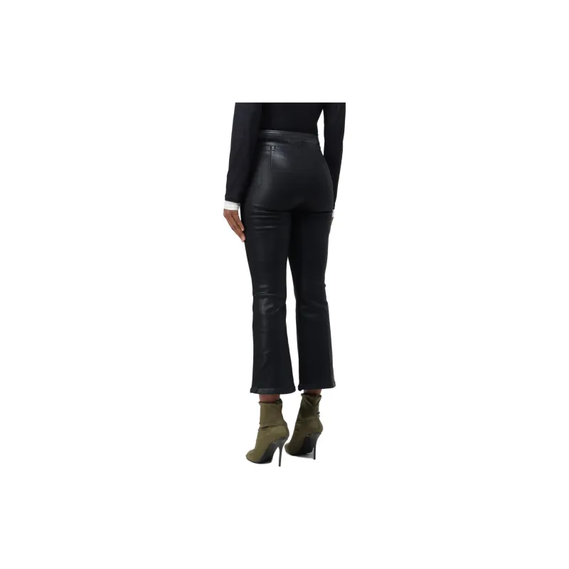 FRAME High Waist Flared Trousers-2