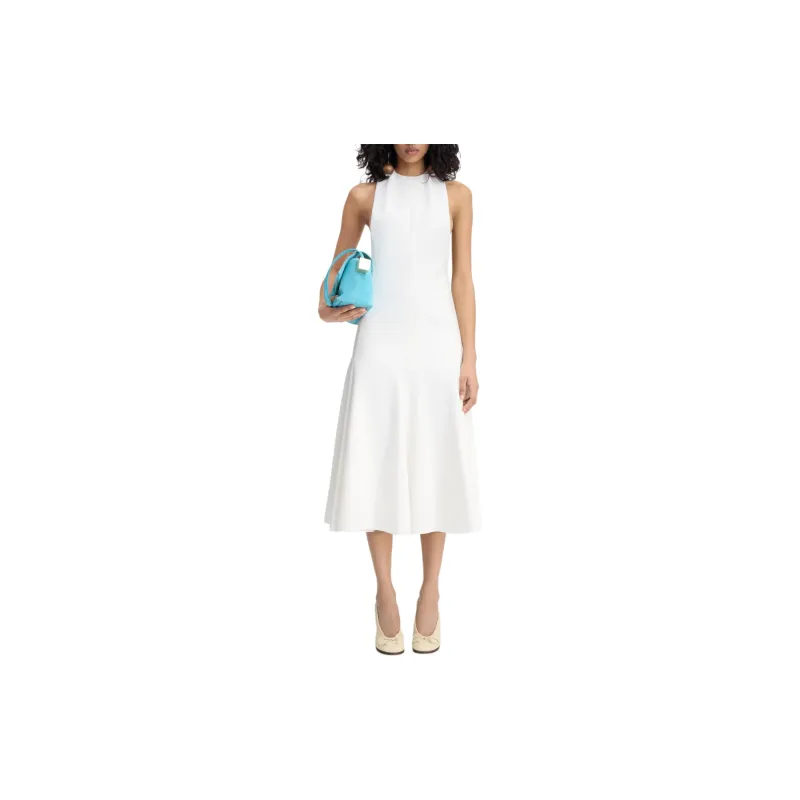 Jacquemus La Robe Favola Flared Halter Dress-1