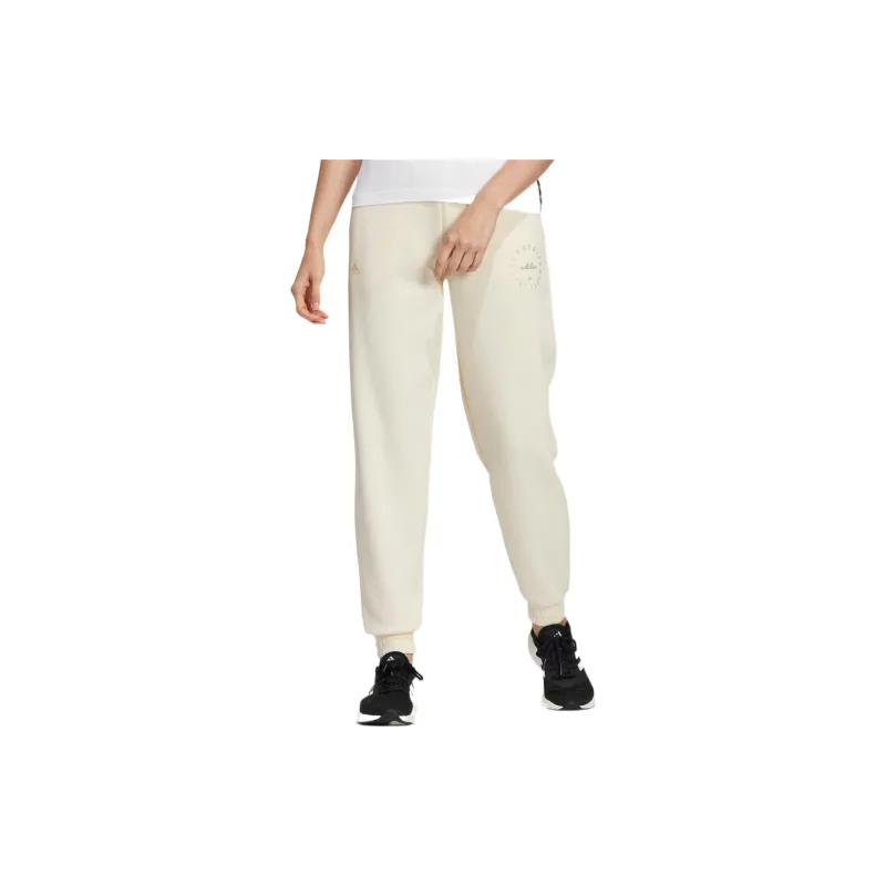 Adidas Knitted Sweatpants Women's Light Beige-1
