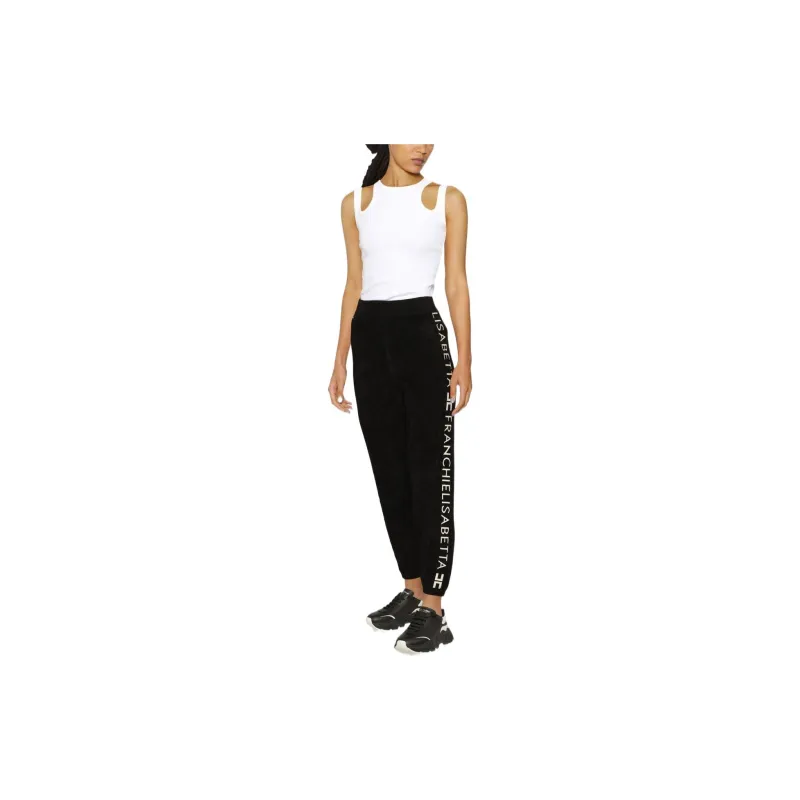 Elisabetta Franchi FW22 Casual Pants Women's Black-1