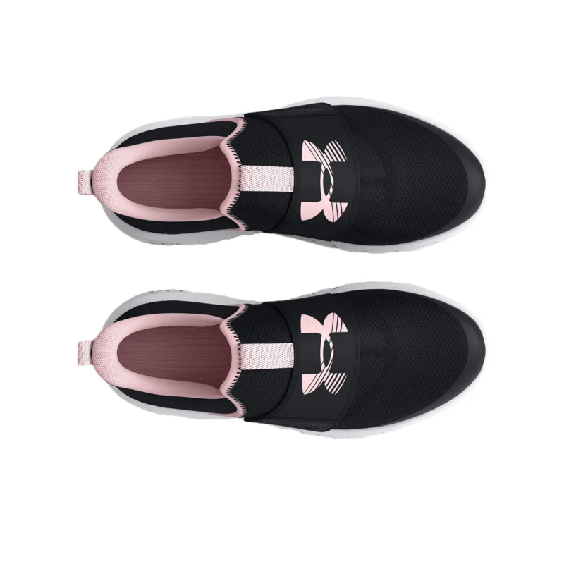 Under Armour Flash Anti Kick Low Top Kids' Running Shoes Black Teenagers-3