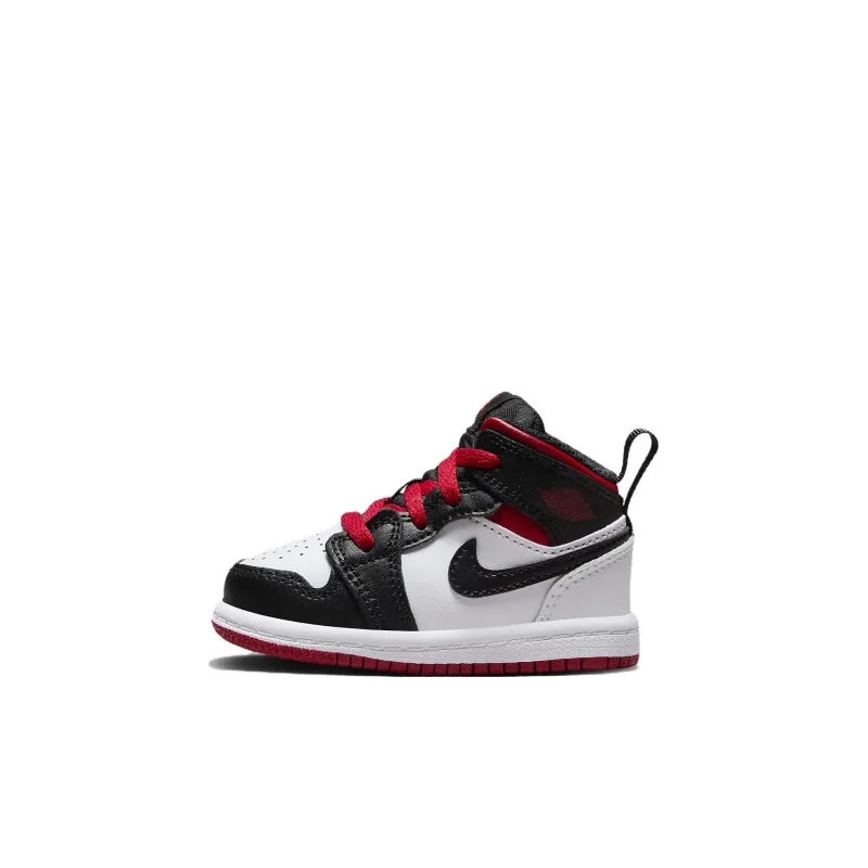 Jordan 1 Mid White Gym Red TD-0