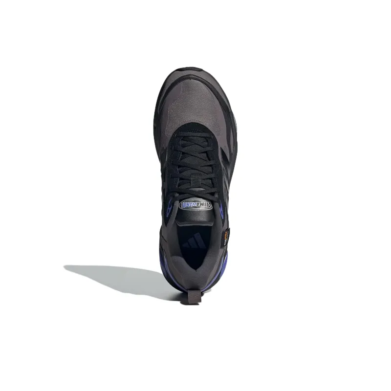 Adidas CLIMAWARM Anti Slip Wear Resistant Low Top Running Shoes Unisex Black-4