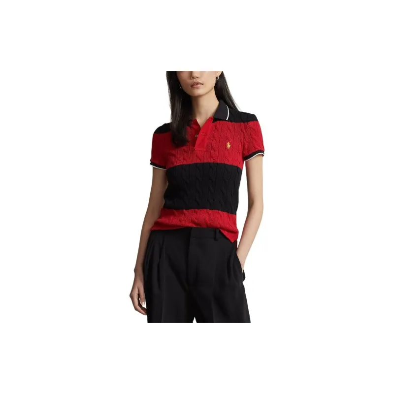Polo Ralph Lauren SS24 Polo Shirt Women's Black-3