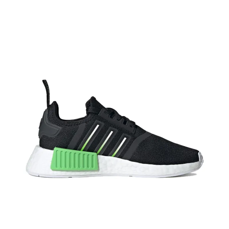 Adidas NMD_R1 J 'Black Lucid Lime'-1
