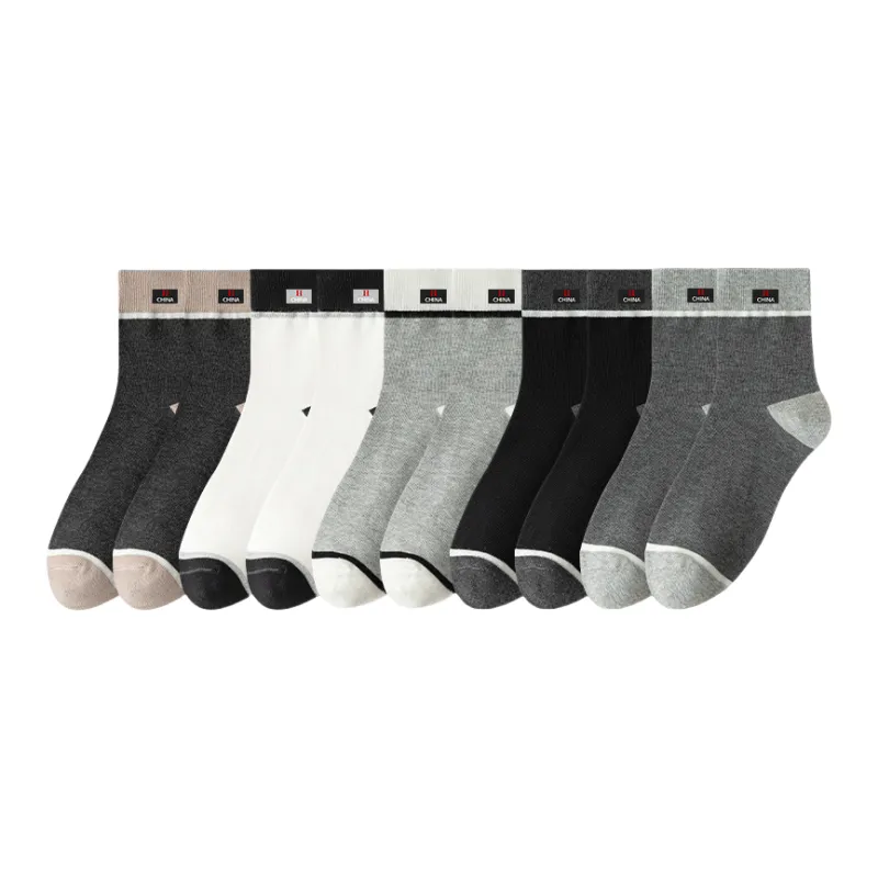 Lan Miao Mid Calf Socks Men's 10 Pack-0