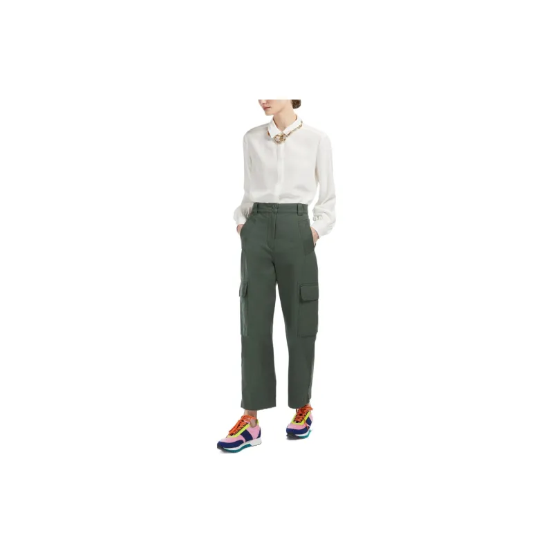 WEEKEND MaxMara Casual Pants Women's Green-3