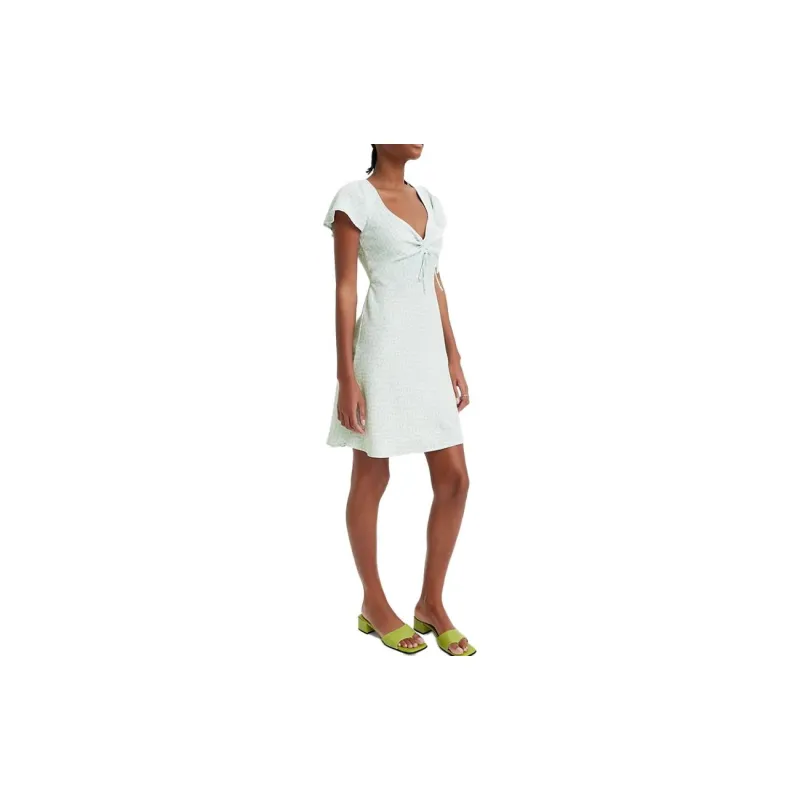 Levis Short-Sleeved Dresses Women's Yellow-4