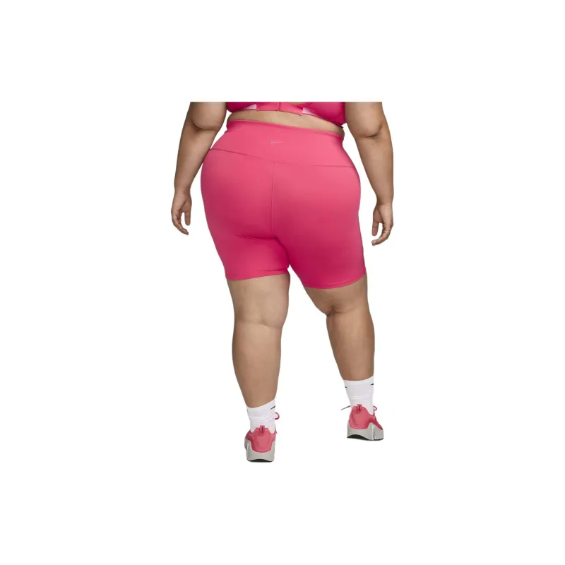 Nike One Women's High-Waisted 8' Biker Shorts With Pockets Plus Size-4