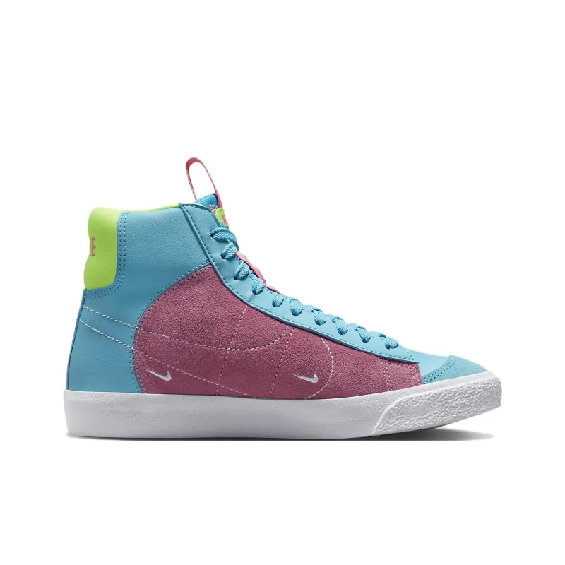 Nike Blazer Mid '77 GS 'Dance - Baltic Blue Volt Pink'-1