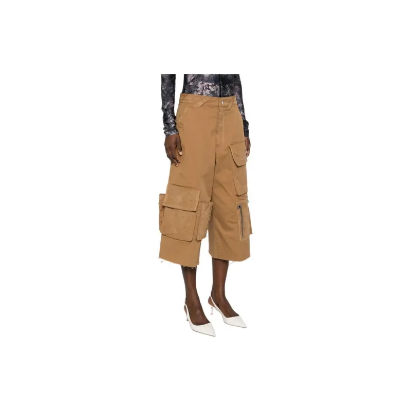 NATASHA ZINKO Casual Pants Women's Beige-3