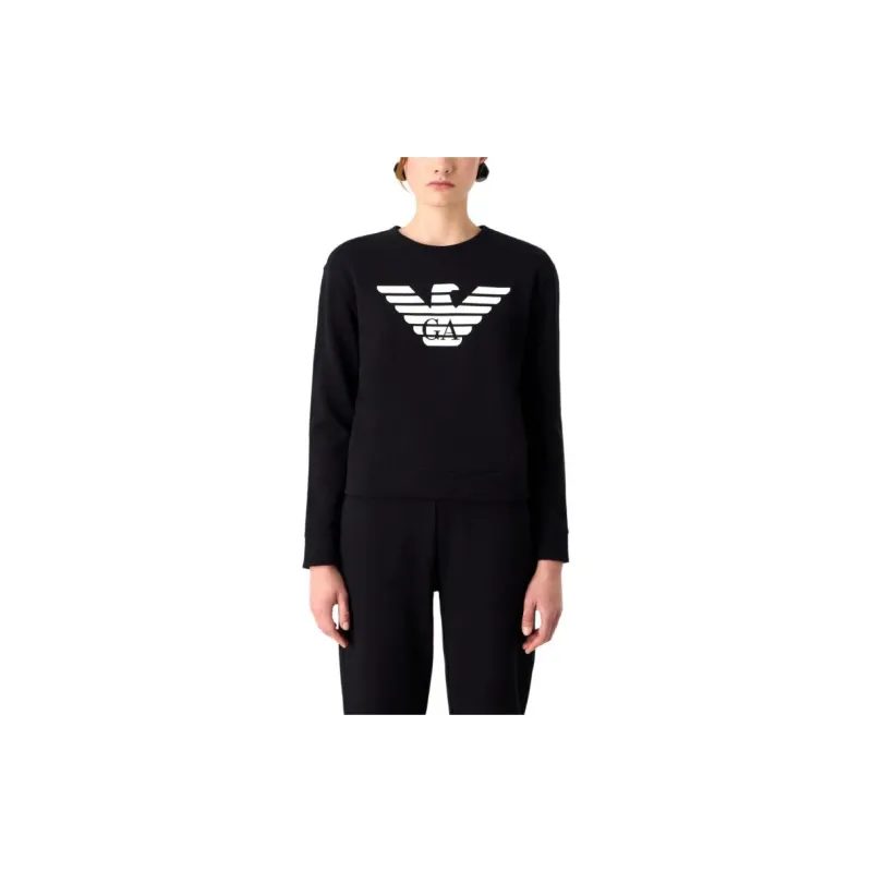 EMPORIO ARMANI Asv Organic Jersey Sweatshirt With Logo-3
