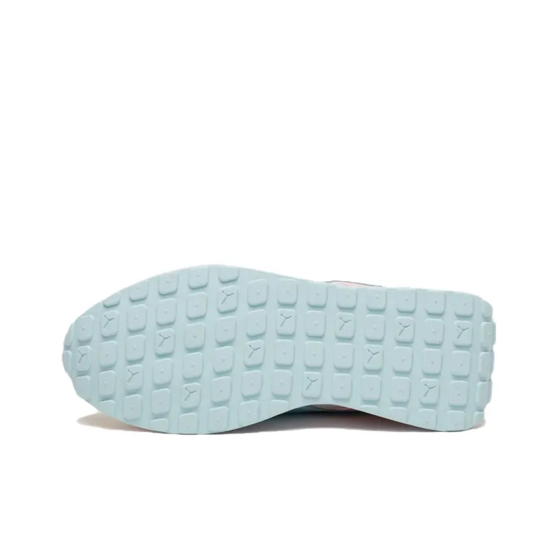 PUMA Cruise Rider Peony Cushioning Lightweight Kids Lifestyle Shoes Pink Blue Teenagers-3