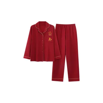 DanceBees Pajama Set Women's Red