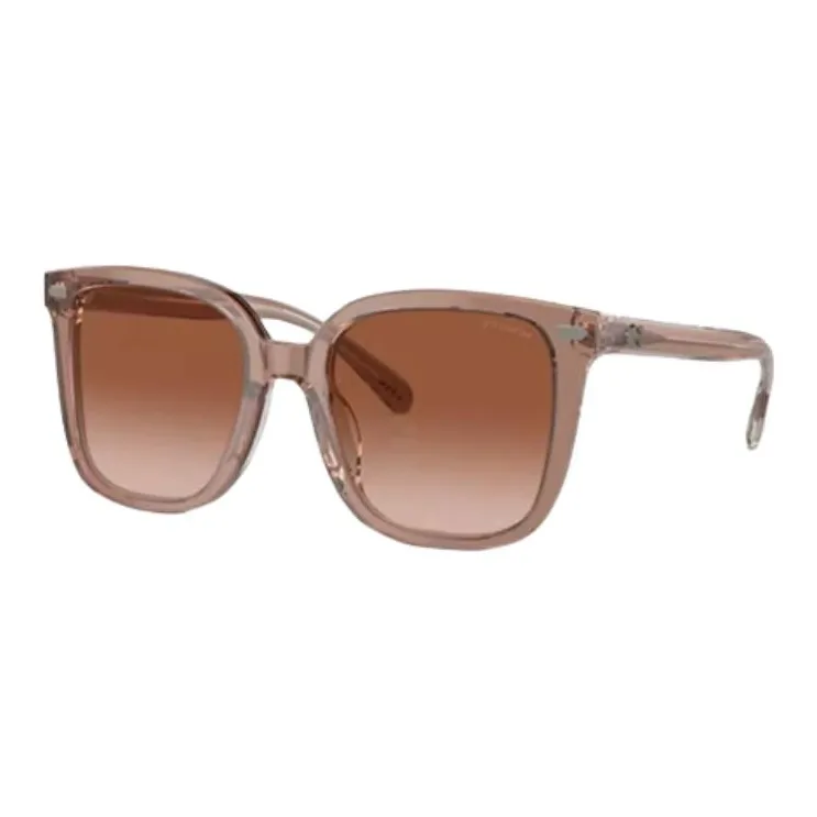 COACH Nylon Square Sunglasses Unisex Brown-0