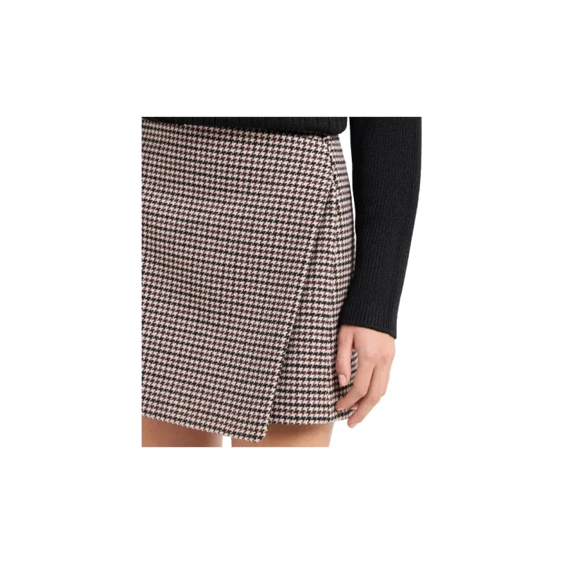 ARMANI EXCHANGE Houndstooth Mini Skirt-4