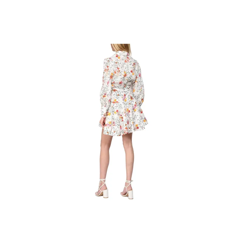 Zimmermann SS23 Long Sleeved Dress Women's White-3