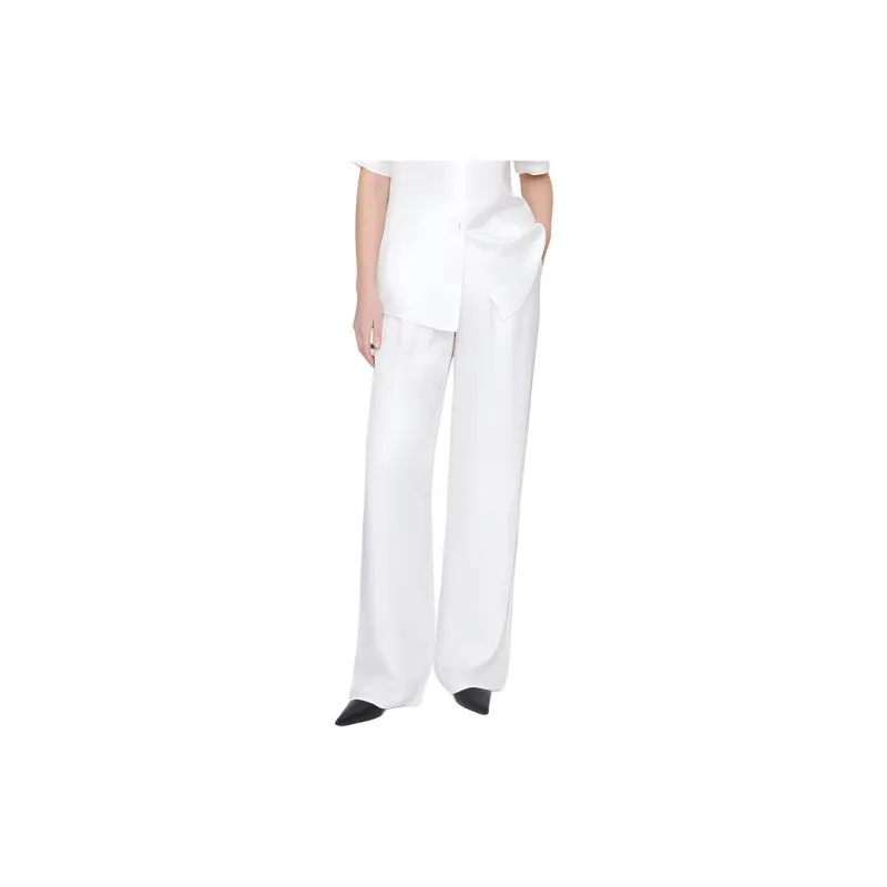 Anine Bing Carrie High Waist Wide Leg Trousers-1