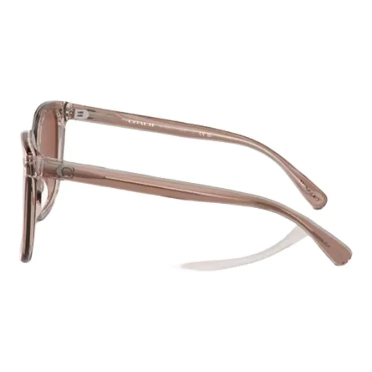 COACH Nylon Square Sunglasses Unisex Brown-2
