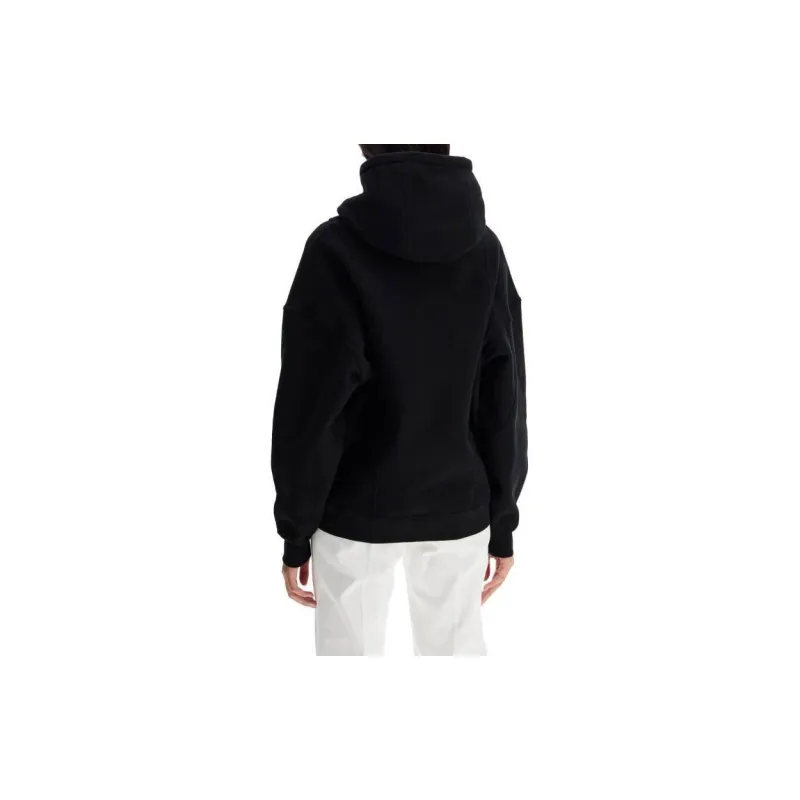 SAINT LAURENT Zip Detailed Long Sleeved Hoodie-4