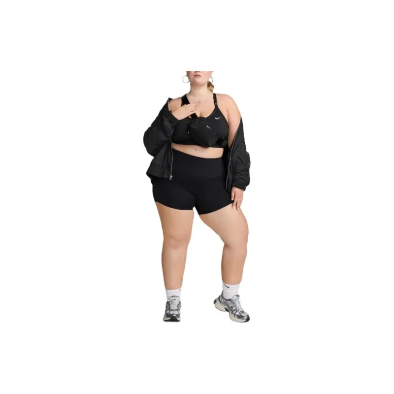 Nike One Women's High-Waisted 5' Biker Shorts Plus Size-4