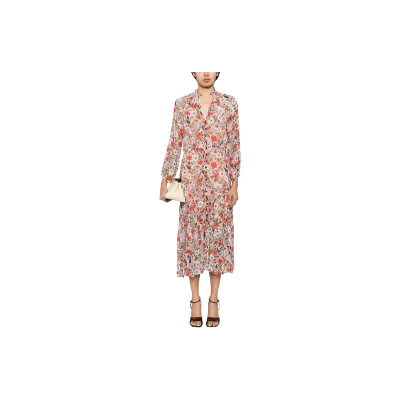VERONICA BEARD Zovich Floral-print Dress-1