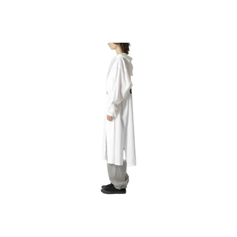 Yohji Yamamoto Coats Women's White-3