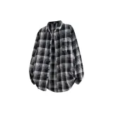 Black White Plaid (Long-Sleeved)