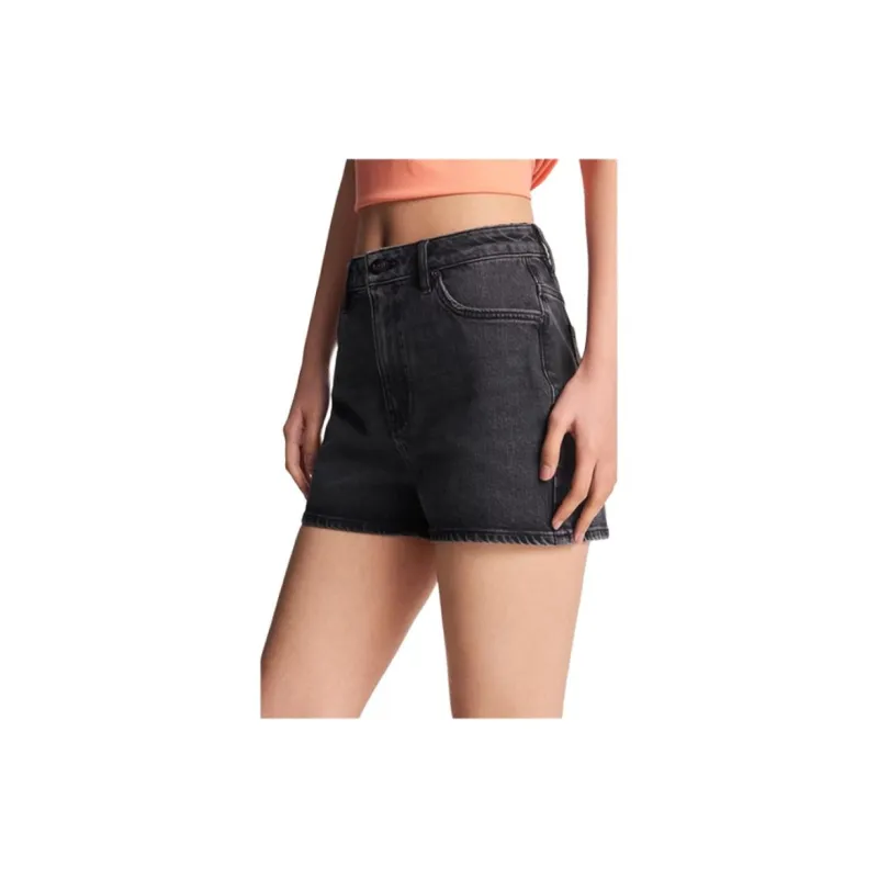 Lee Denim Shorts Women's Black-5