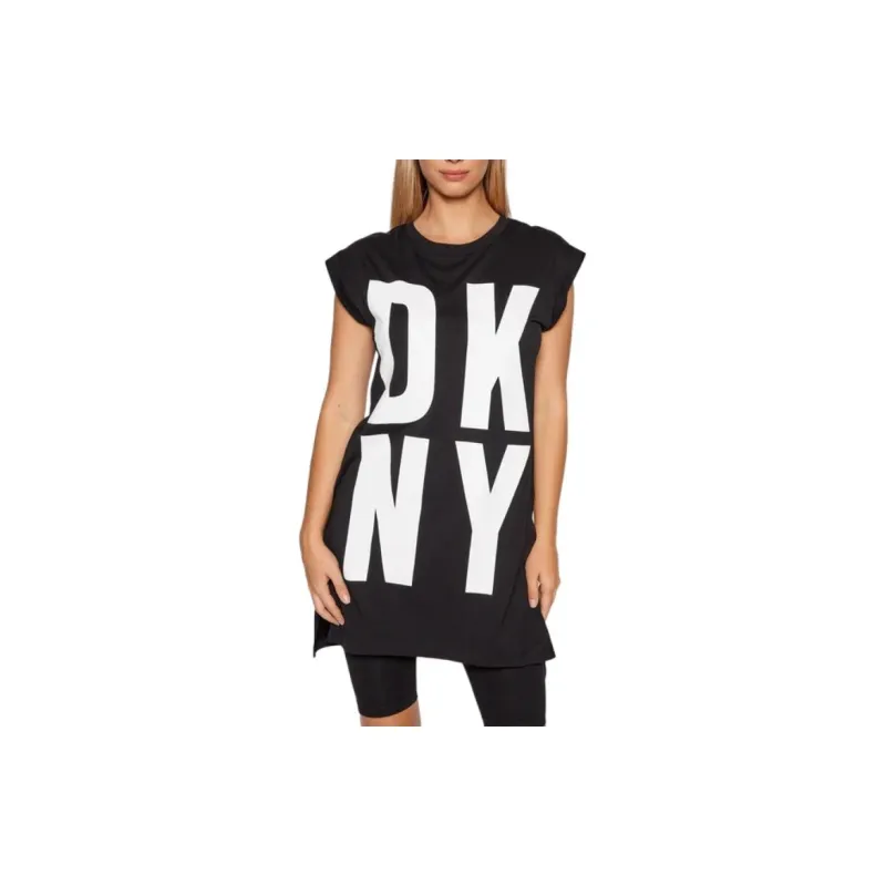 DKNY Longline Logo print Vest Top-1