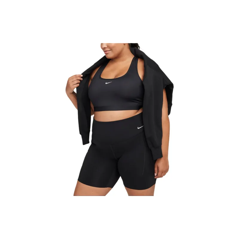 Nike Universa Women's Medium-Support High-Waisted 8' Biker Shorts With Pockets Plus Size-2
