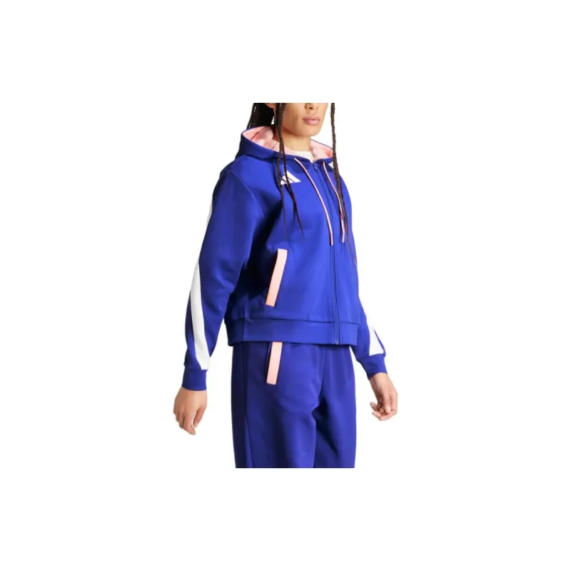 Adidas Jackets Coats Women's Semi-Transparent Blue-3