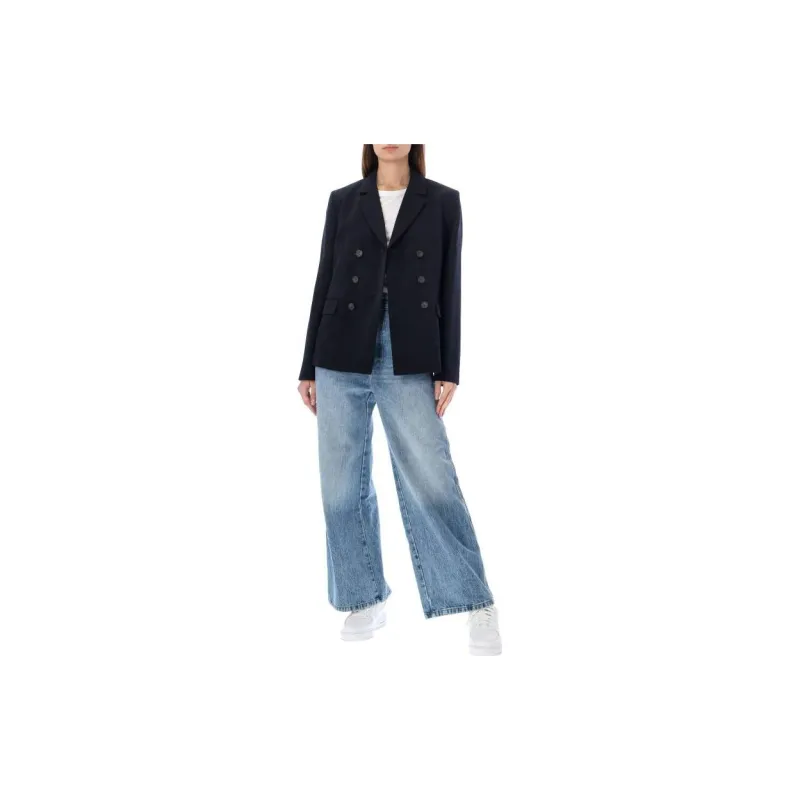 A.P.C Sally Double Breasted Tailored Blazer-1