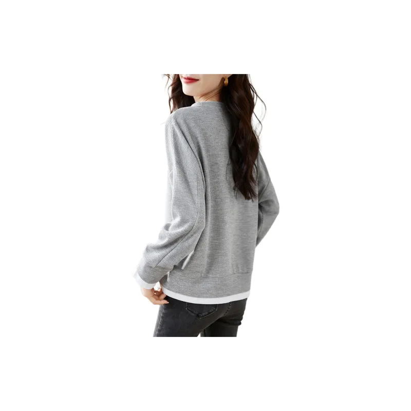 Mo Han Yi Mei Sweatshirt Women's Gray-2