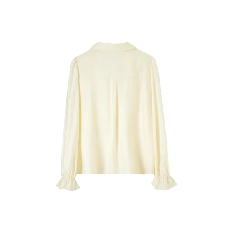 SENTUBILA Shirts Women's Birch Apricot-7