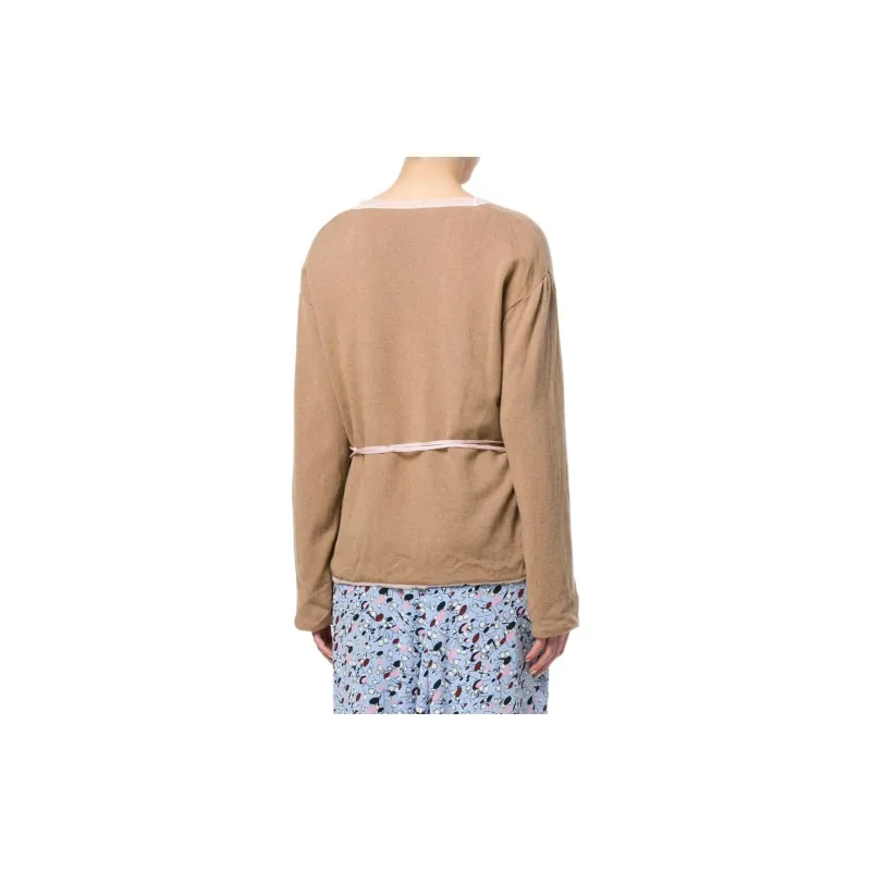 MARNI Contrasting Hem Cardigan-3